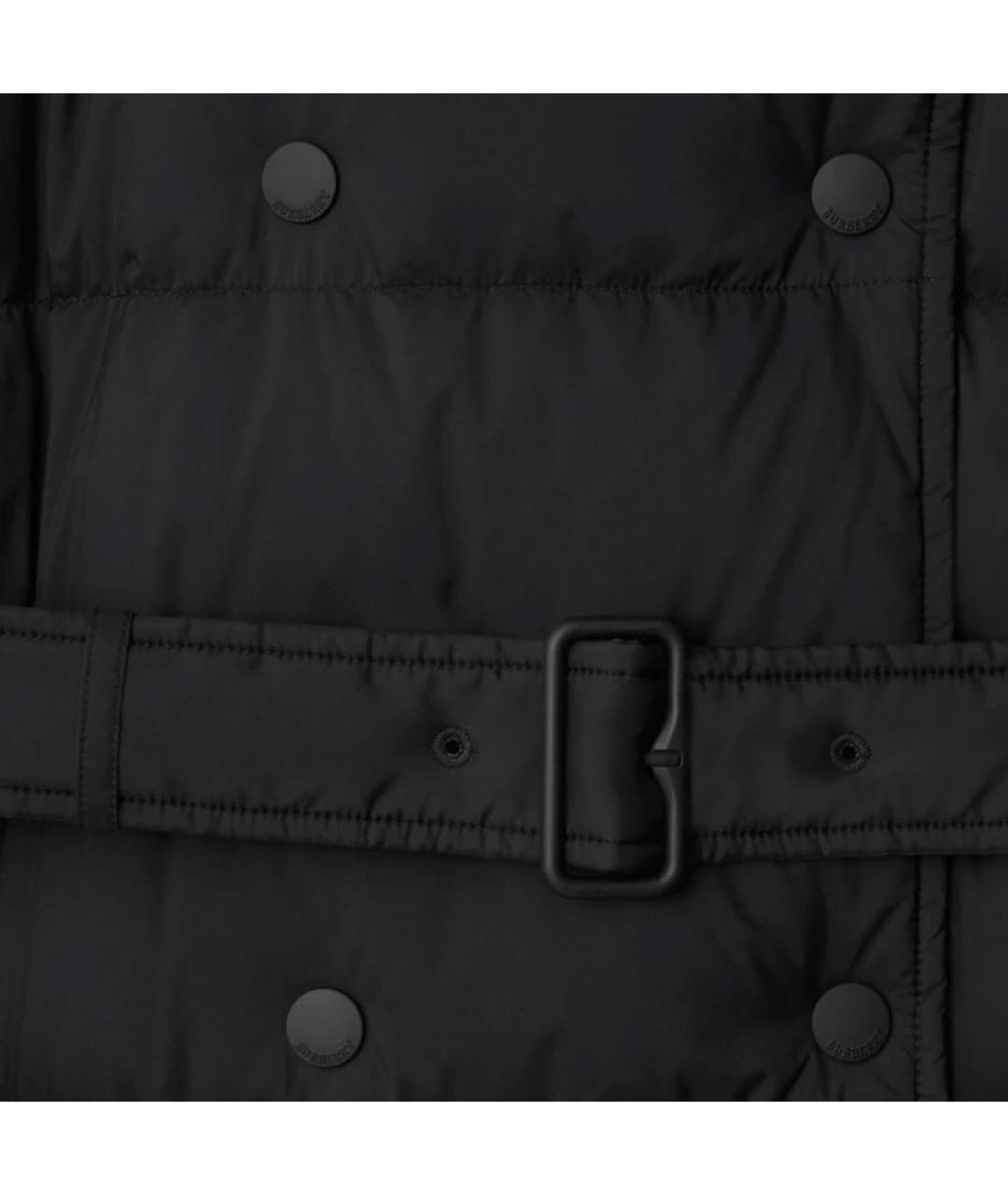 BURBERRY Черный пуховик, фото 4
