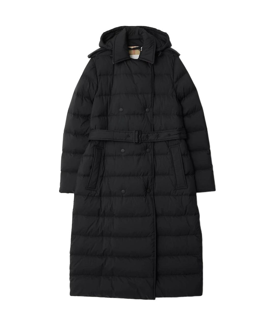 BURBERRY Черный пуховик, фото 1