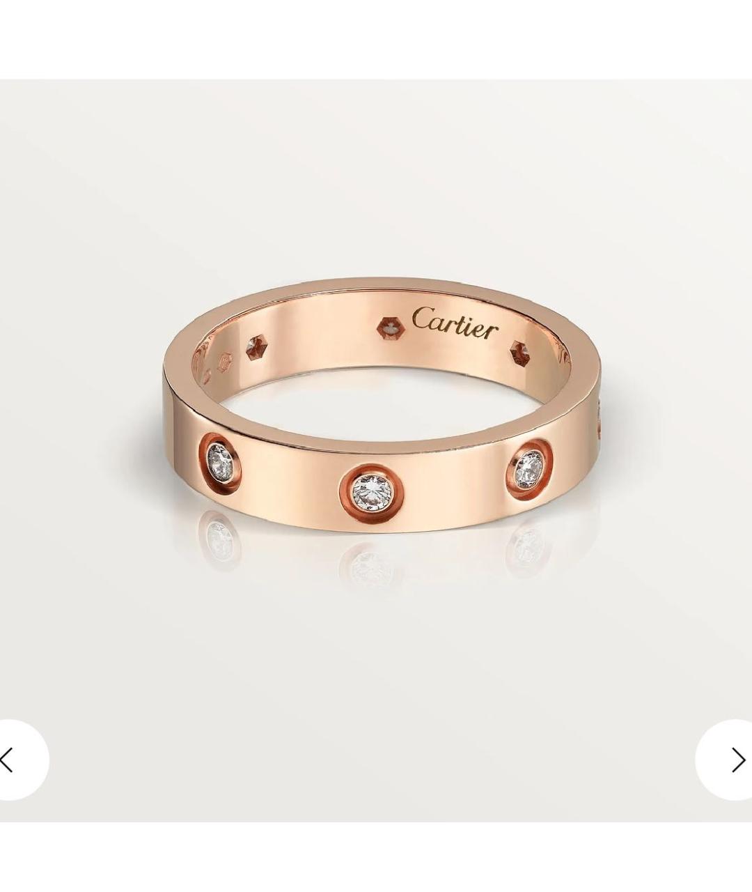 CARTIER Золотое кольцо из розового золота, фото 9
