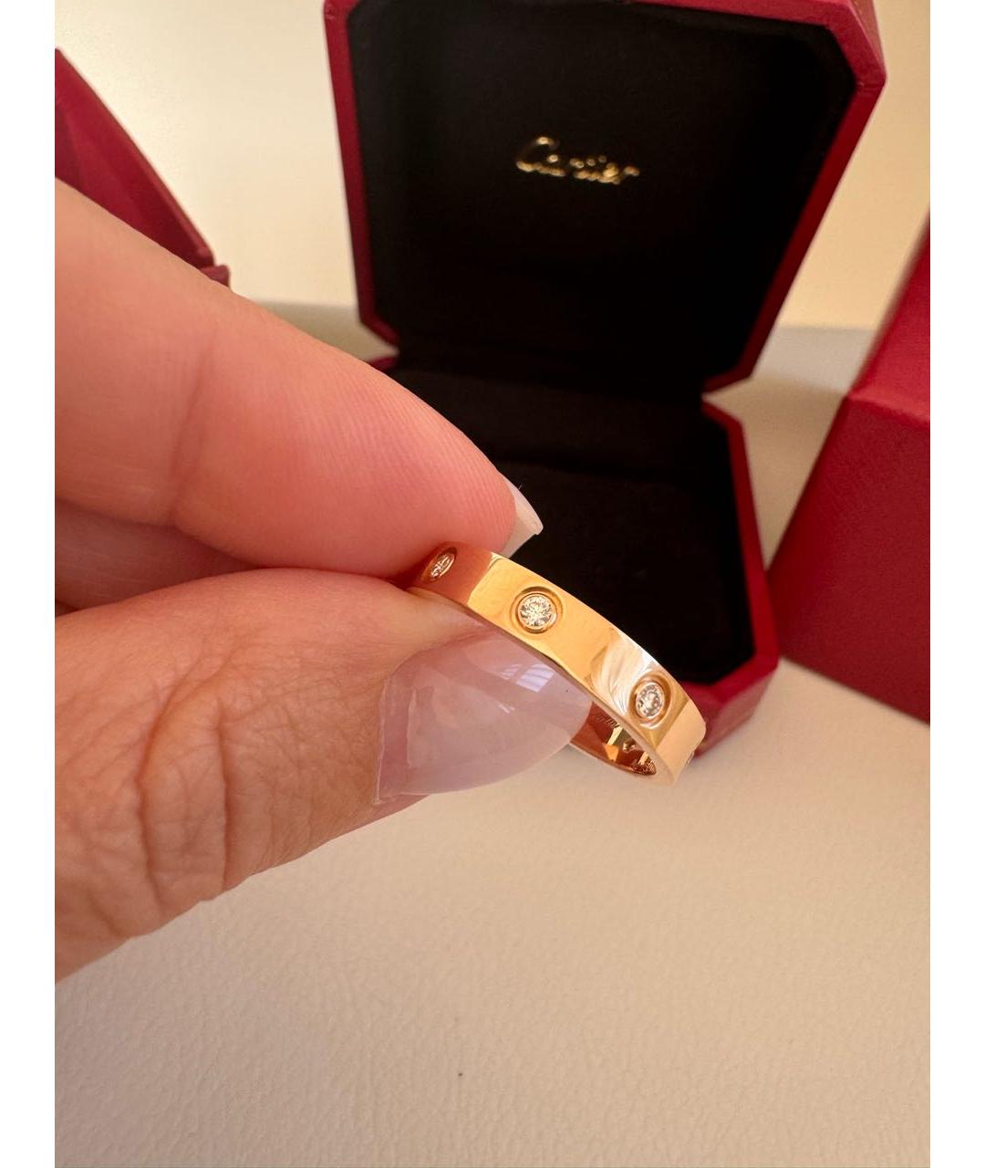 CARTIER Золотое кольцо из розового золота, фото 7