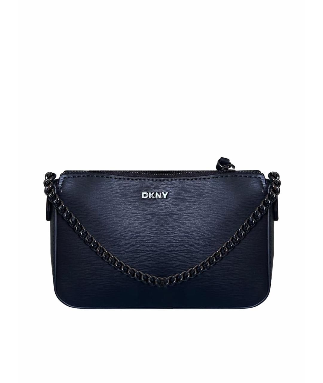 DKNY Черная сумка через плечо из искусственной кожи, фото 1