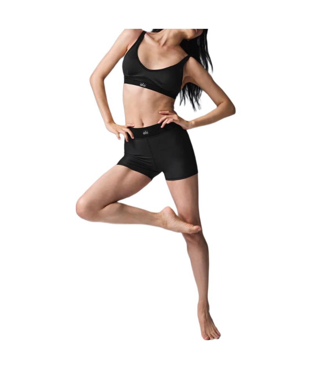 ALO YOGA Черные спортивные брюки и шорты, фото 4