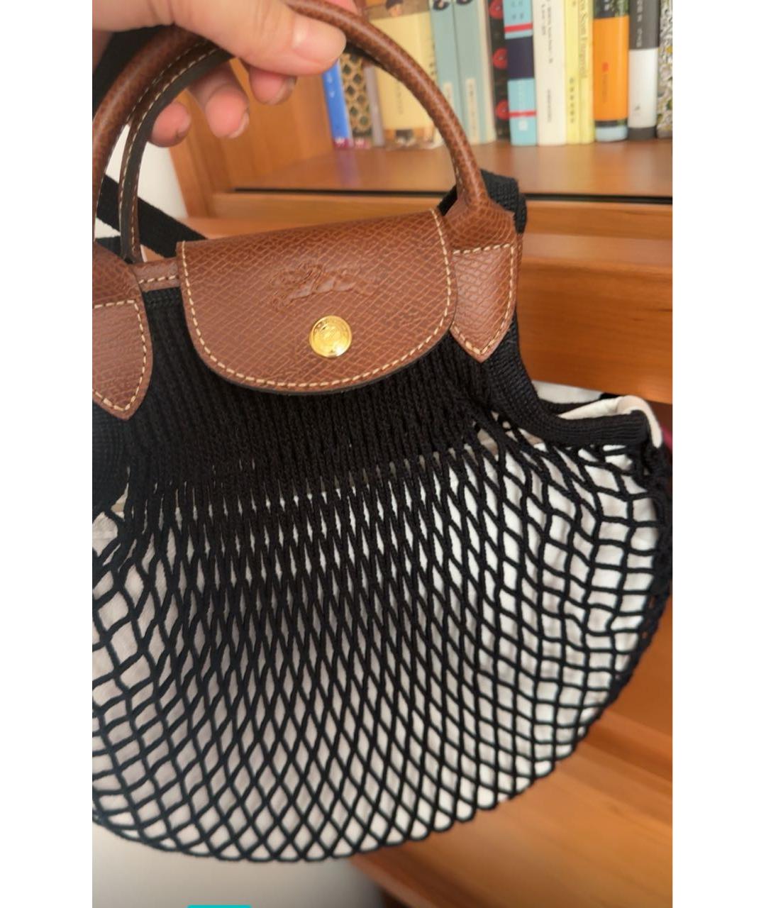 LONGCHAMP Черная сумка через плечо, фото 4