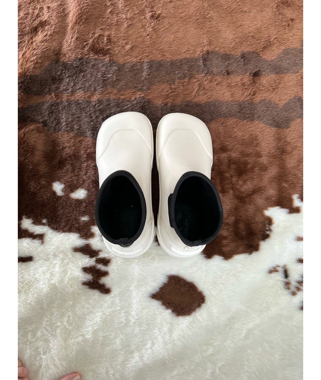 AMBUSH Белые резиновые ботинки, фото 3
