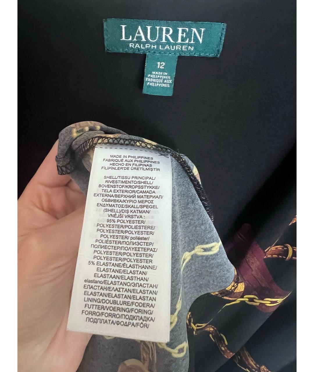 RALPH LAUREN Мульти повседневное платье, фото 3