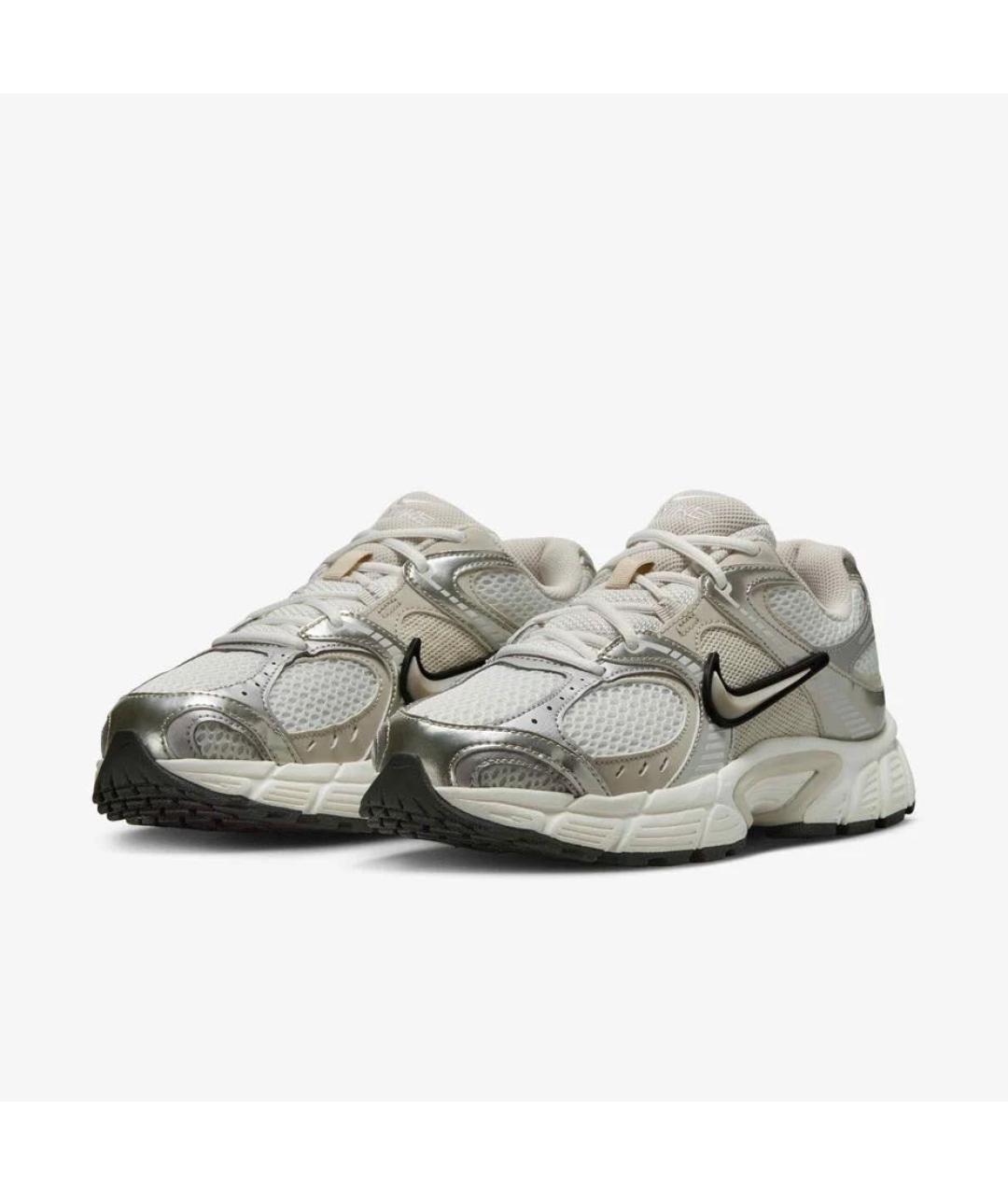 NIKE Бежевые текстильные кроссовки, фото 2