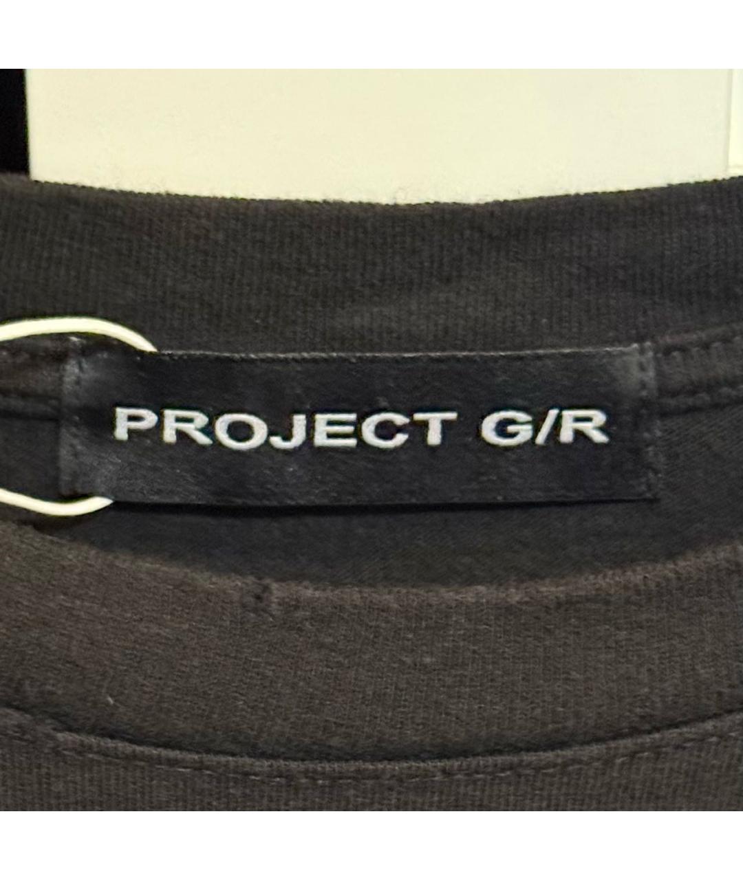 PROTOCOL INDEX EX. PROJECT G/R Черная хлопковая футболка, фото 4