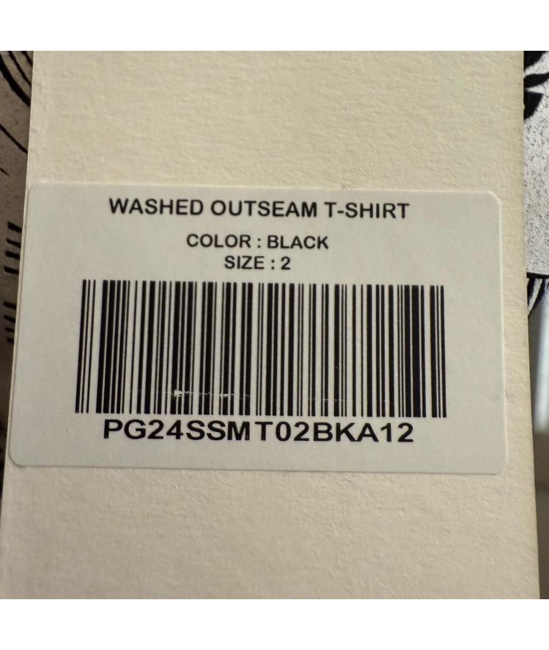 PROTOCOL INDEX EX. PROJECT G/R Черная хлопковая футболка, фото 6