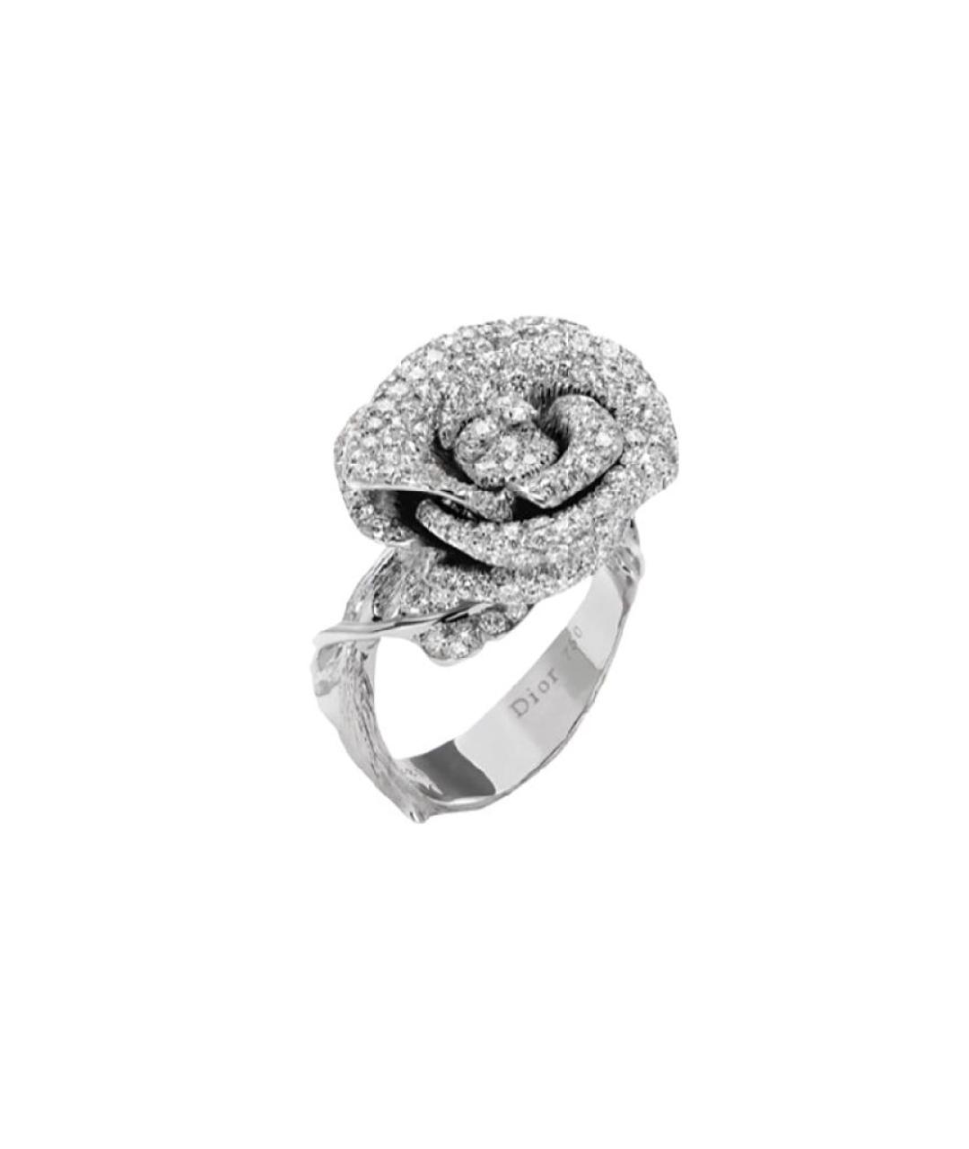 CHRISTIAN DIOR Серебряное кольцо из белого золота, фото 1
