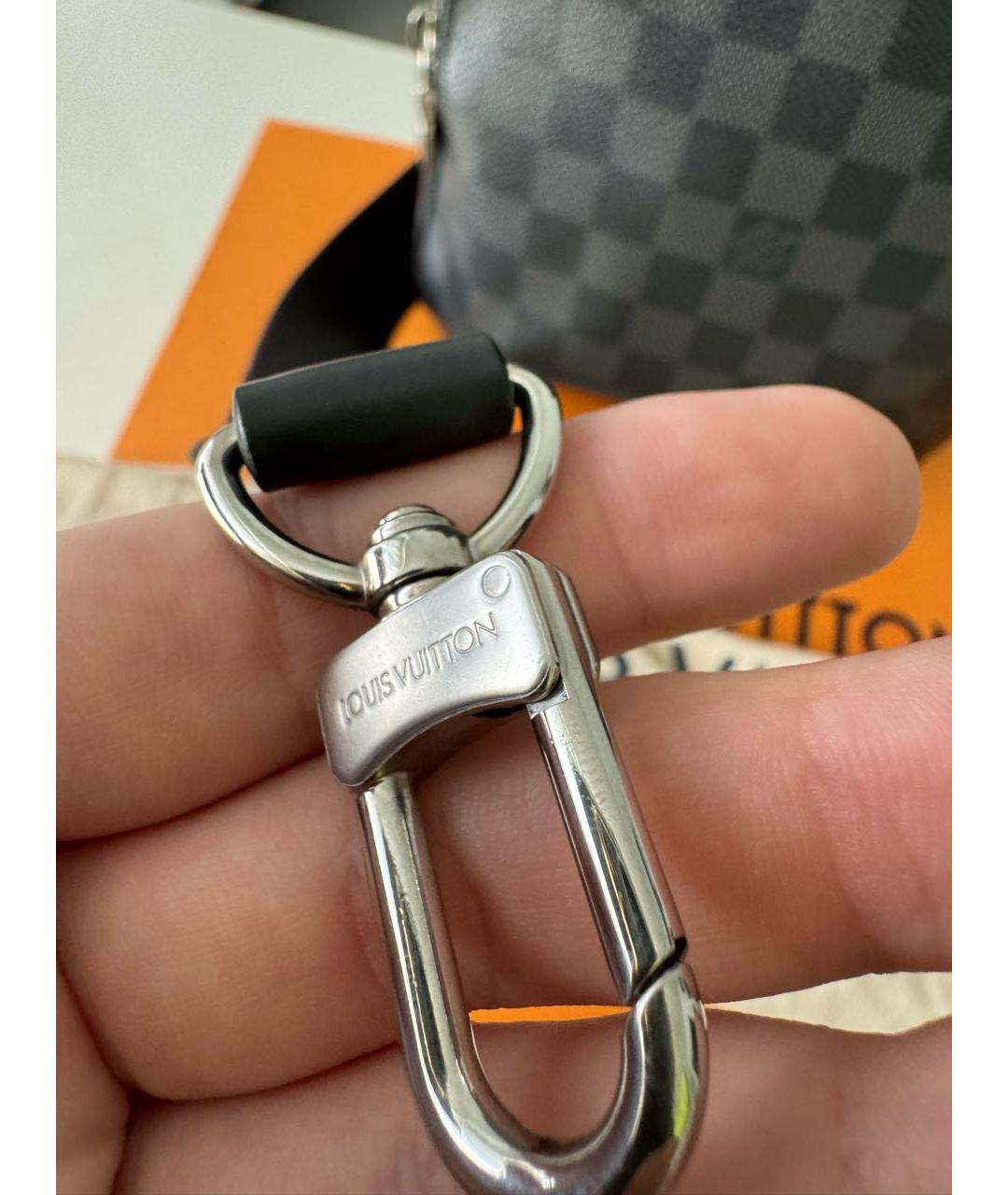 LOUIS VUITTON Черная сумка на плечо, фото 4