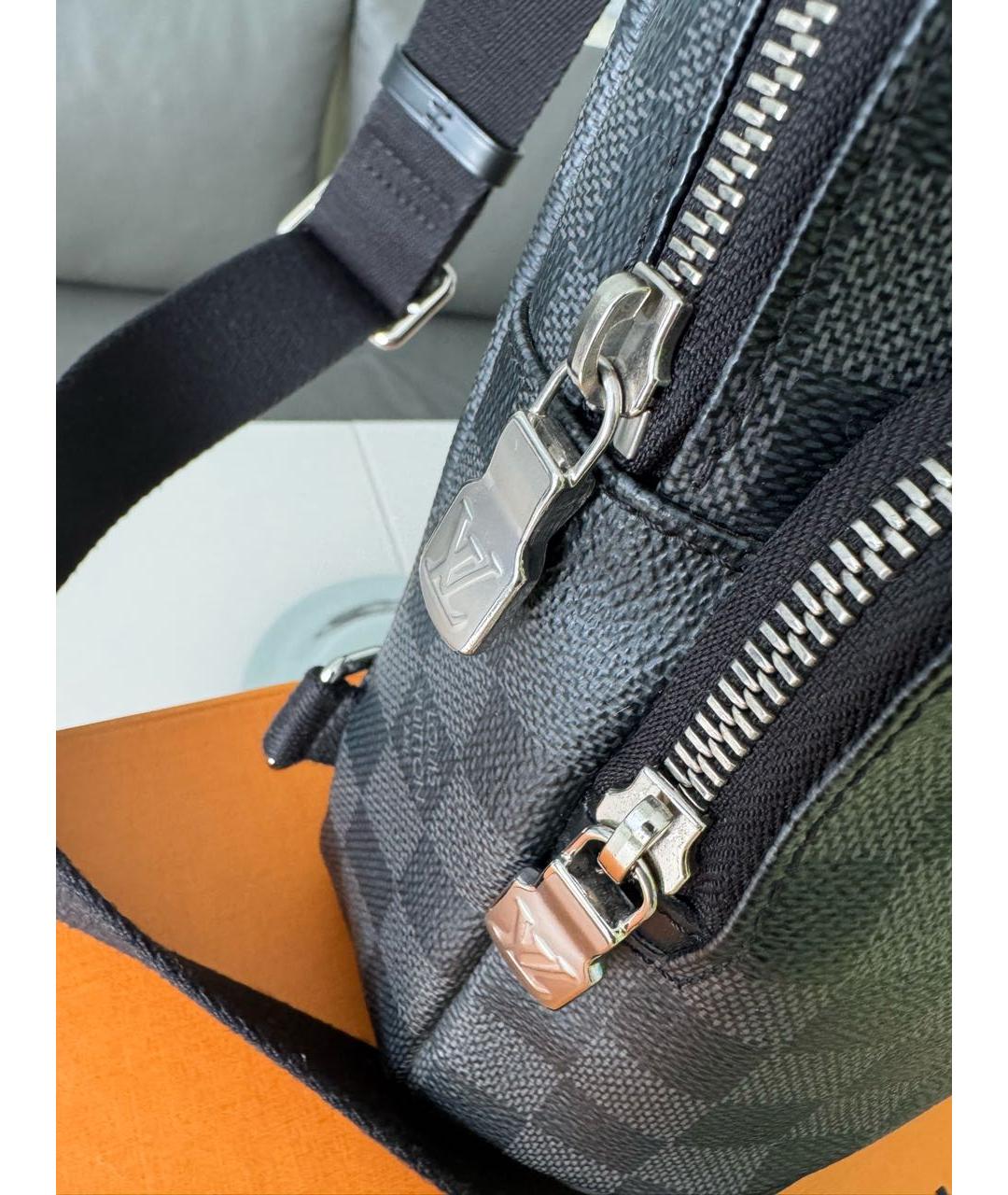 LOUIS VUITTON Черная сумка на плечо, фото 3