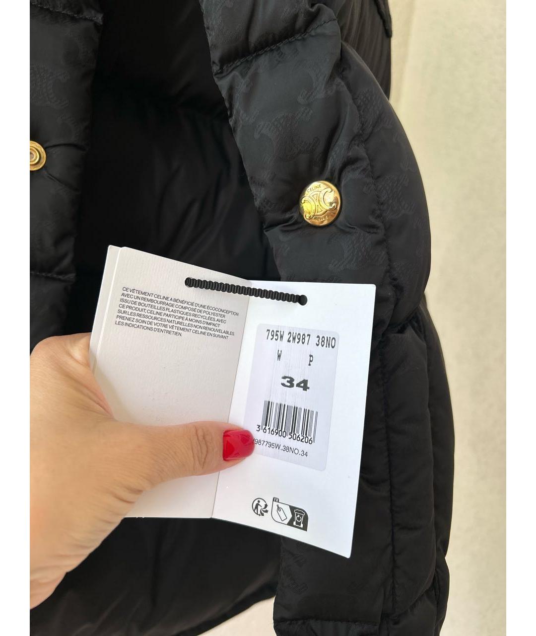 CELINE Черный деним жилет, фото 7