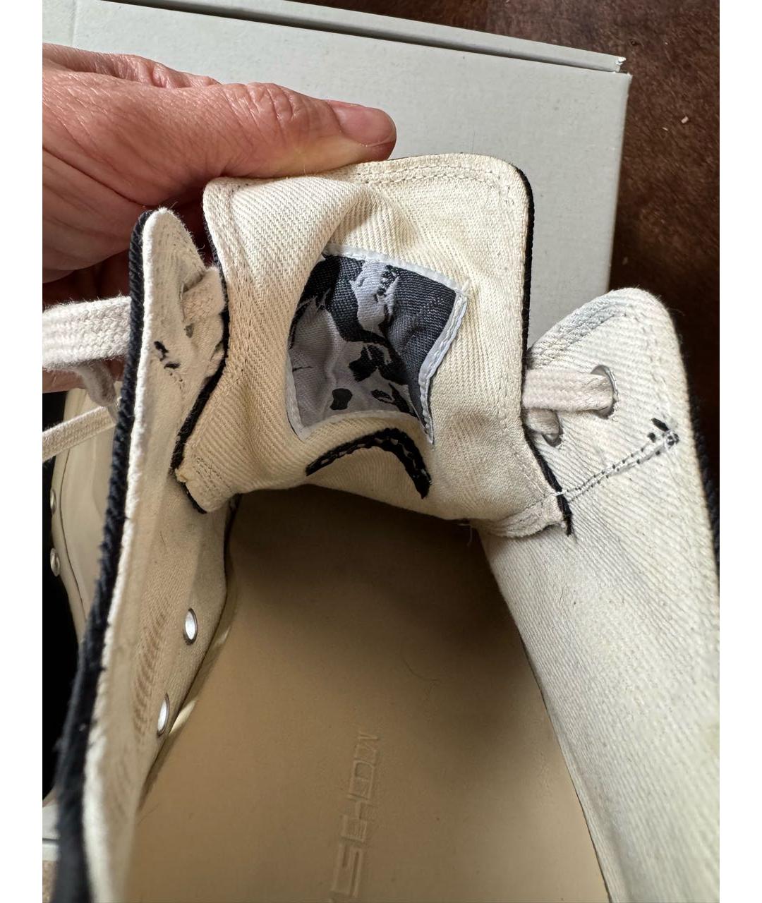 RICK OWENS DRKSHDW Черные текстильные кроссовки, фото 7