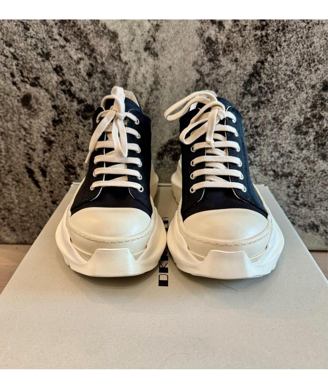 RICK OWENS DRKSHDW Черные текстильные кроссовки, фото 2