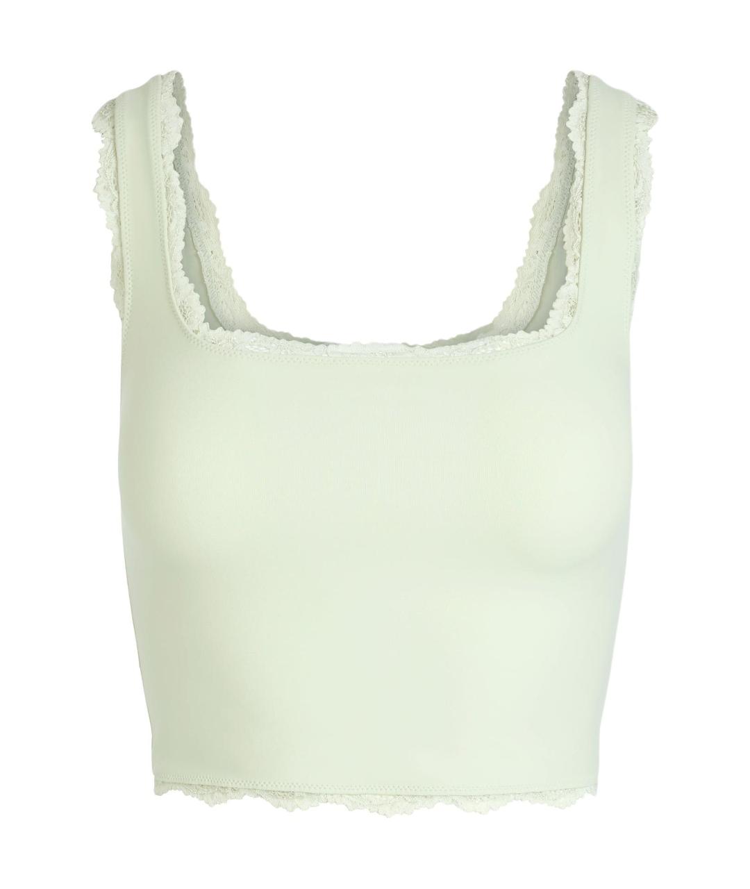 SKIMS Салатовая майка, фото 1