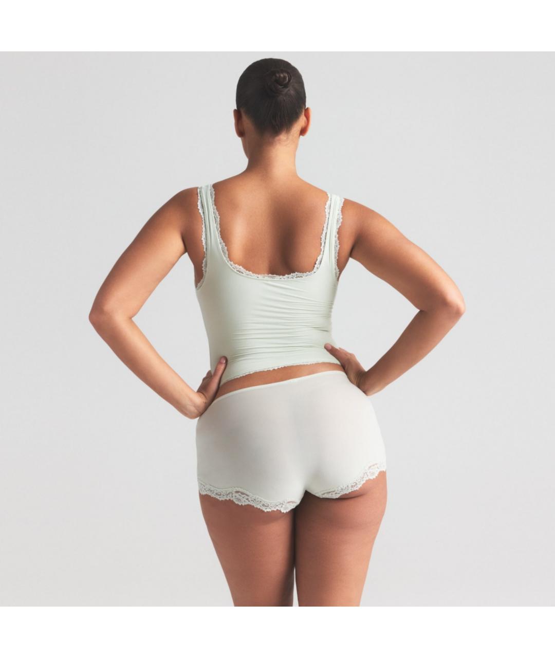 SKIMS Салатовая майка, фото 3