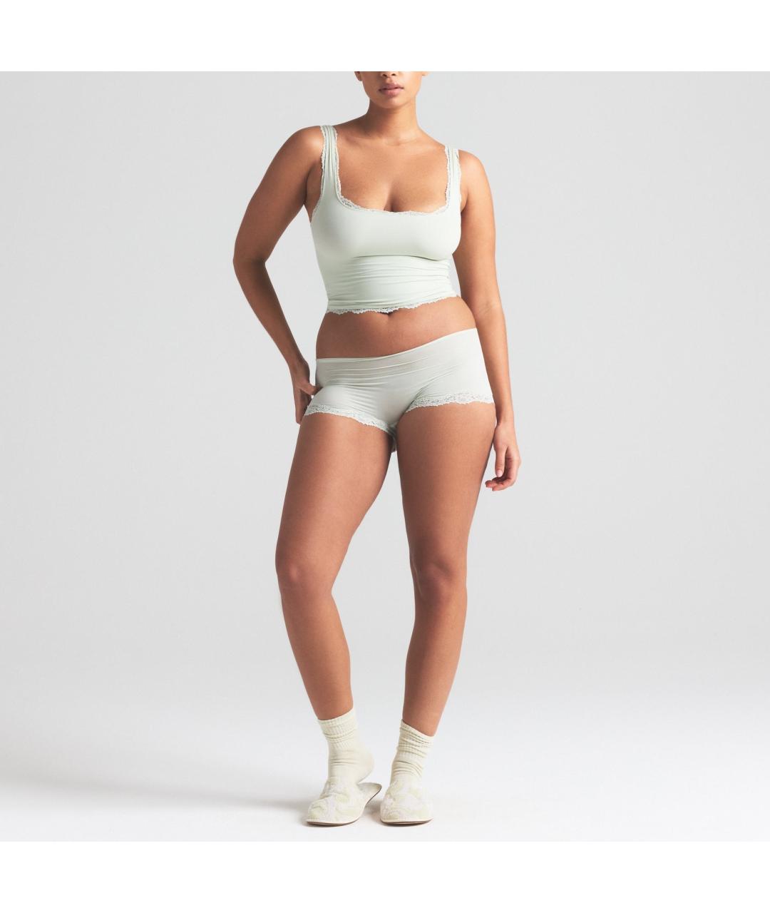 SKIMS Салатовая майка, фото 2