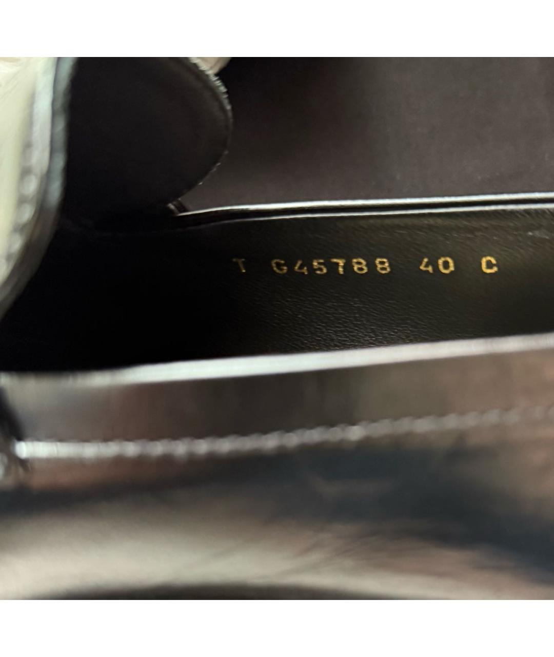 CHANEL Черные кожаные лоферы, фото 7