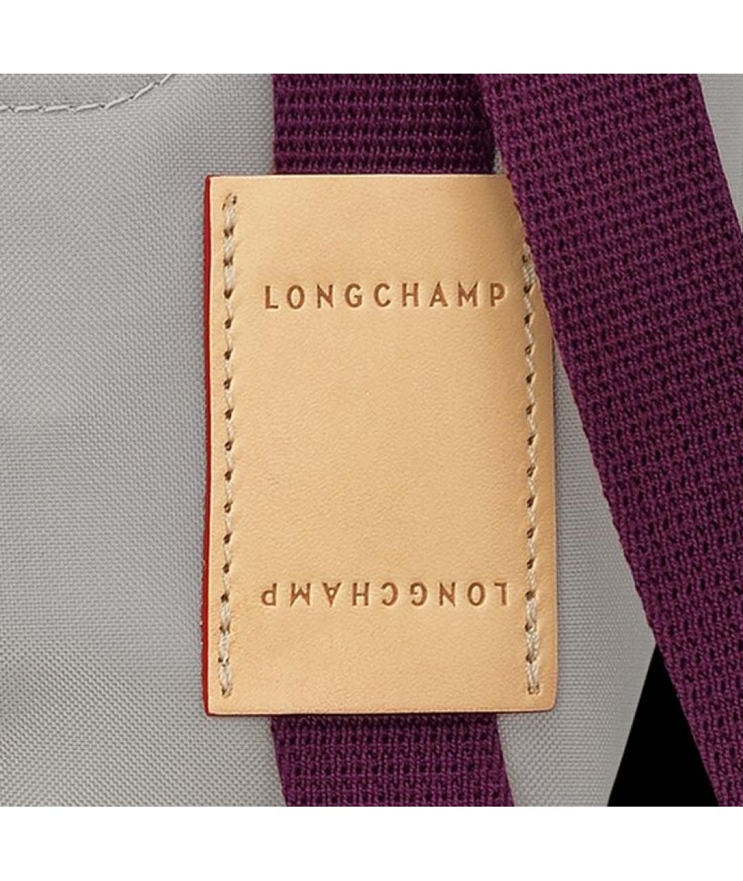 LONGCHAMP Серая сумка с короткими ручками, фото 4