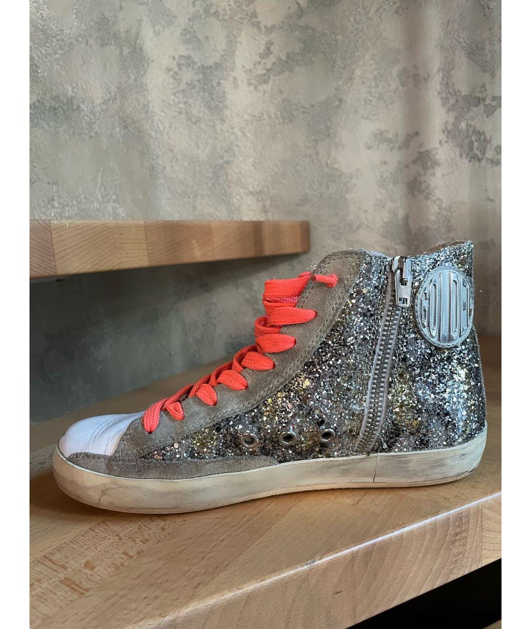 GOLDEN GOOSE DELUXE BRAND Мульти кожаные кеды, фото 3