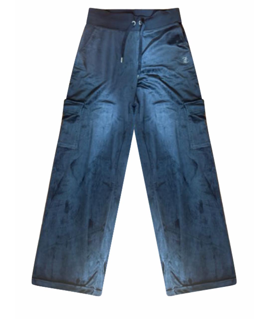 JUICY COUTURE Черные велюровые спортивные брюки и шорты, фото 1