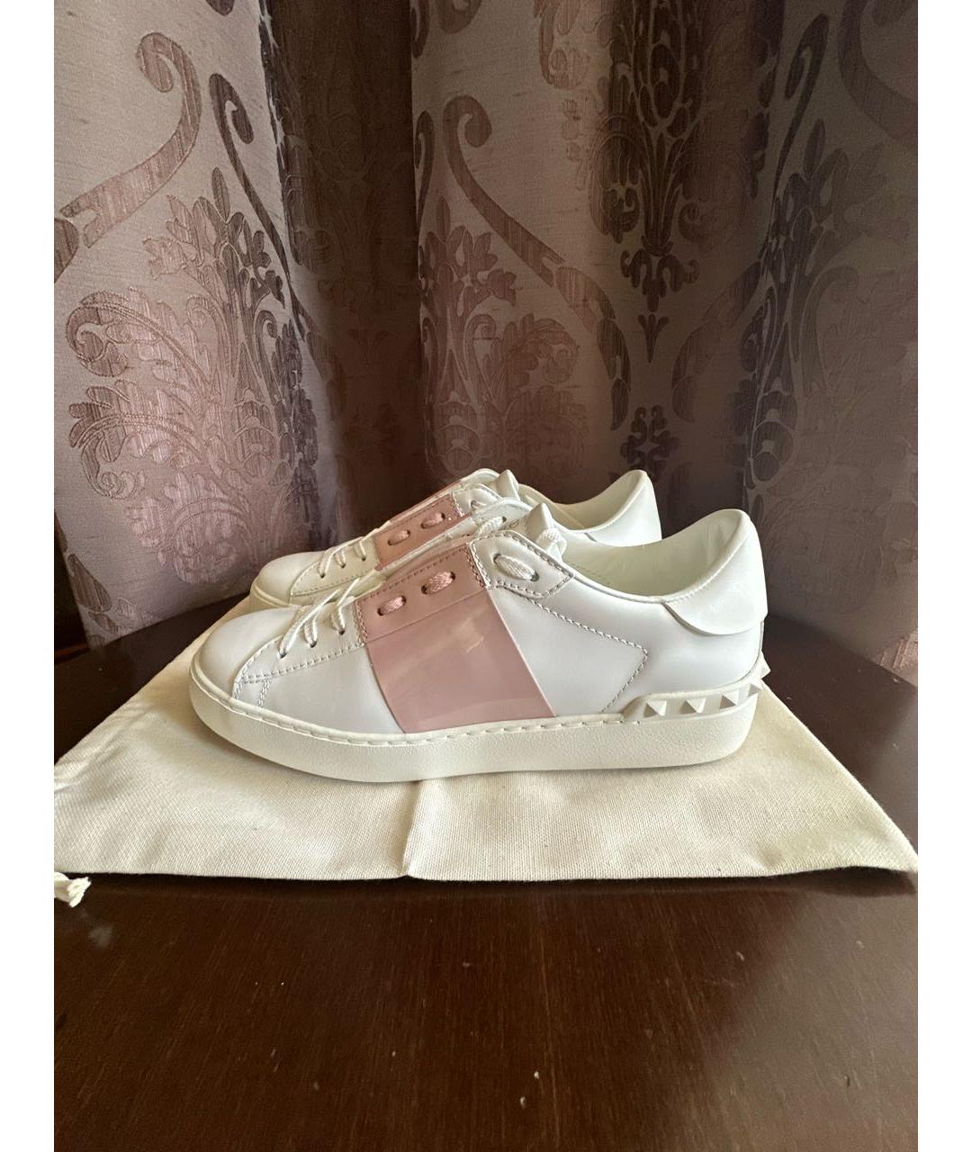 VALENTINO Белые кожаные кеды, фото 9