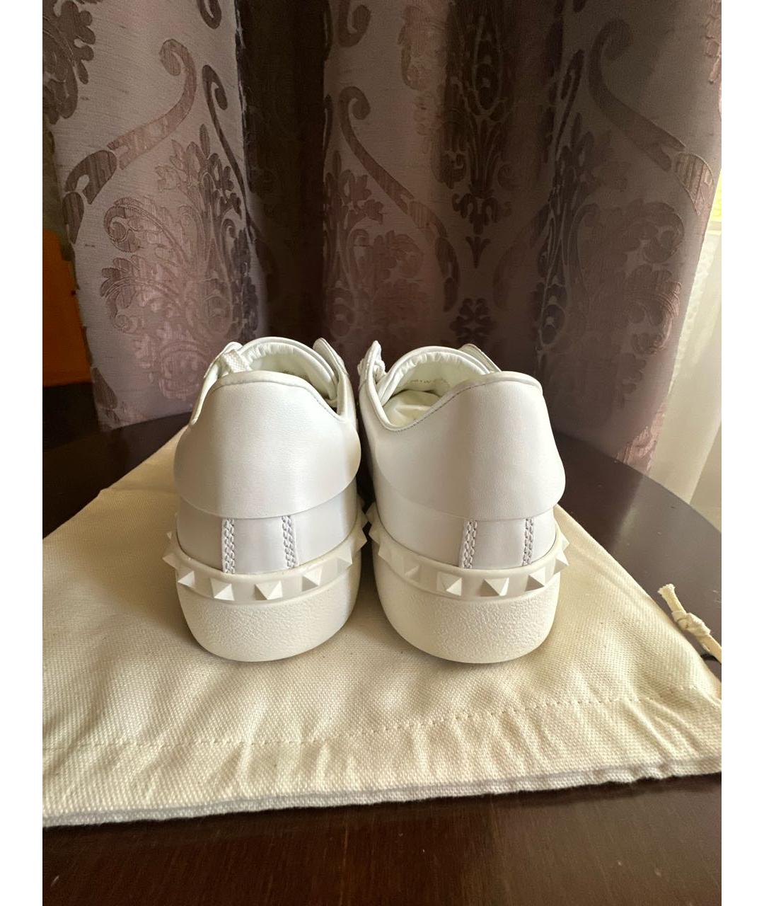 VALENTINO Белые кожаные кеды, фото 4