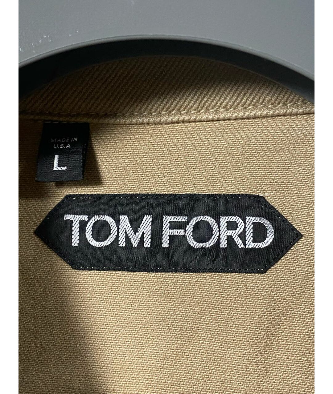 TOM FORD Бежевая хлопковая куртка, фото 3