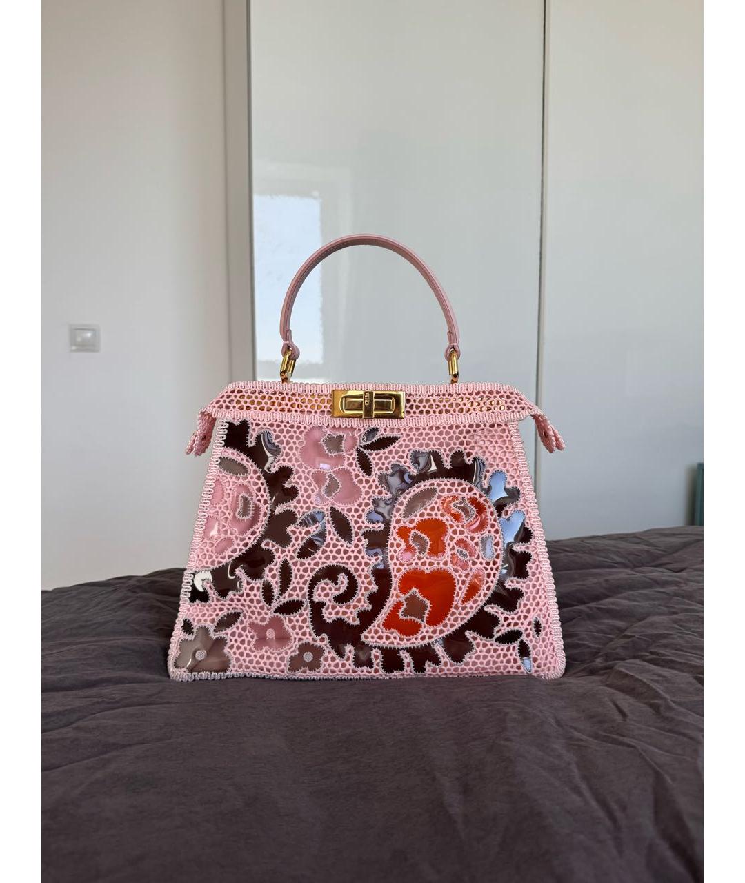 FENDI Мульти кожаная сумка с короткими ручками, фото 2