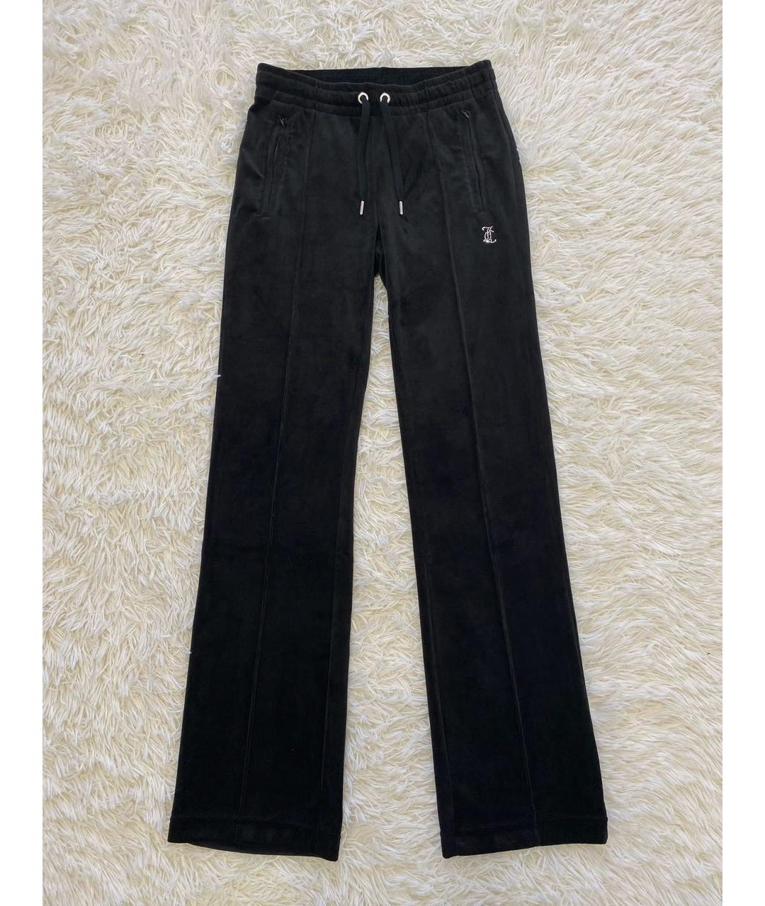 JUICY COUTURE Черный велюровый спортивные костюмы, фото 2