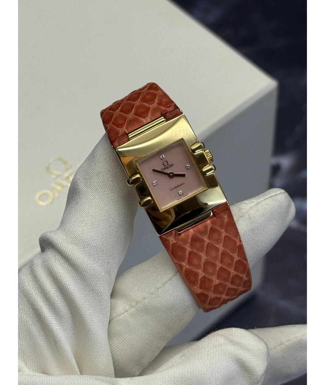 OMEGA Золотые часы из желтого золота, фото 9