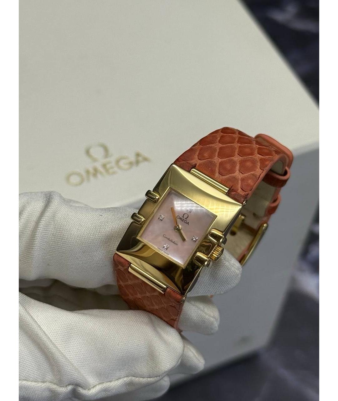 OMEGA Золотые часы из желтого золота, фото 8