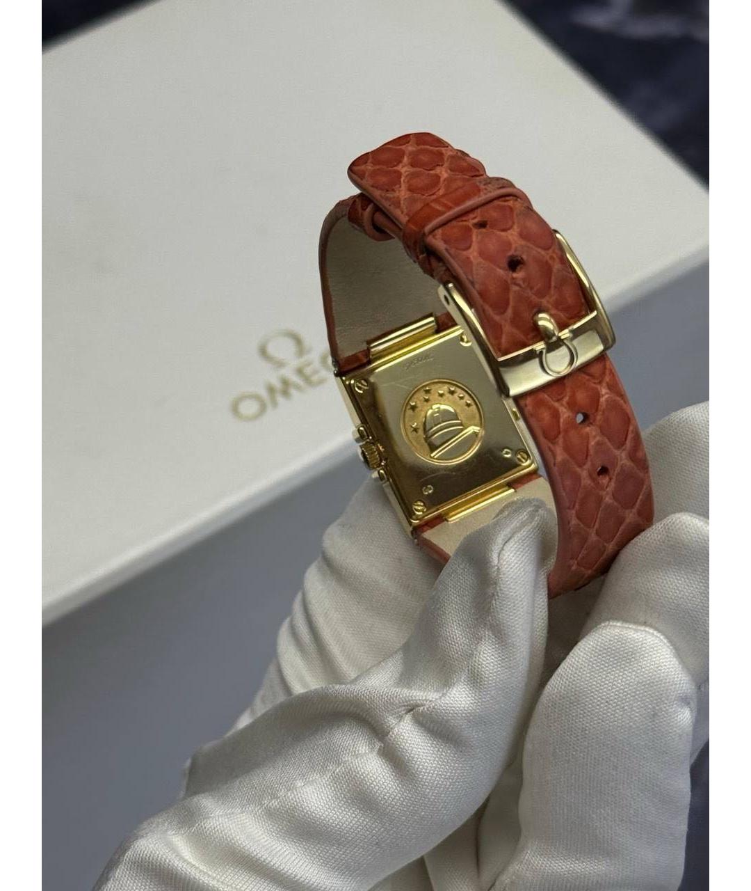 OMEGA Золотые часы из желтого золота, фото 5