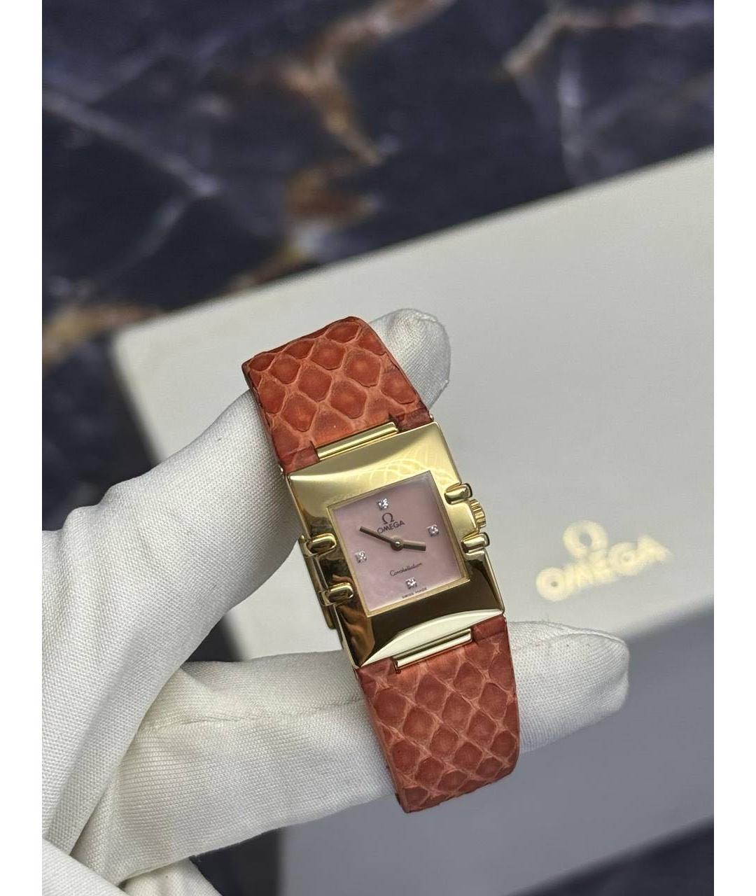 OMEGA Золотые часы из желтого золота, фото 3
