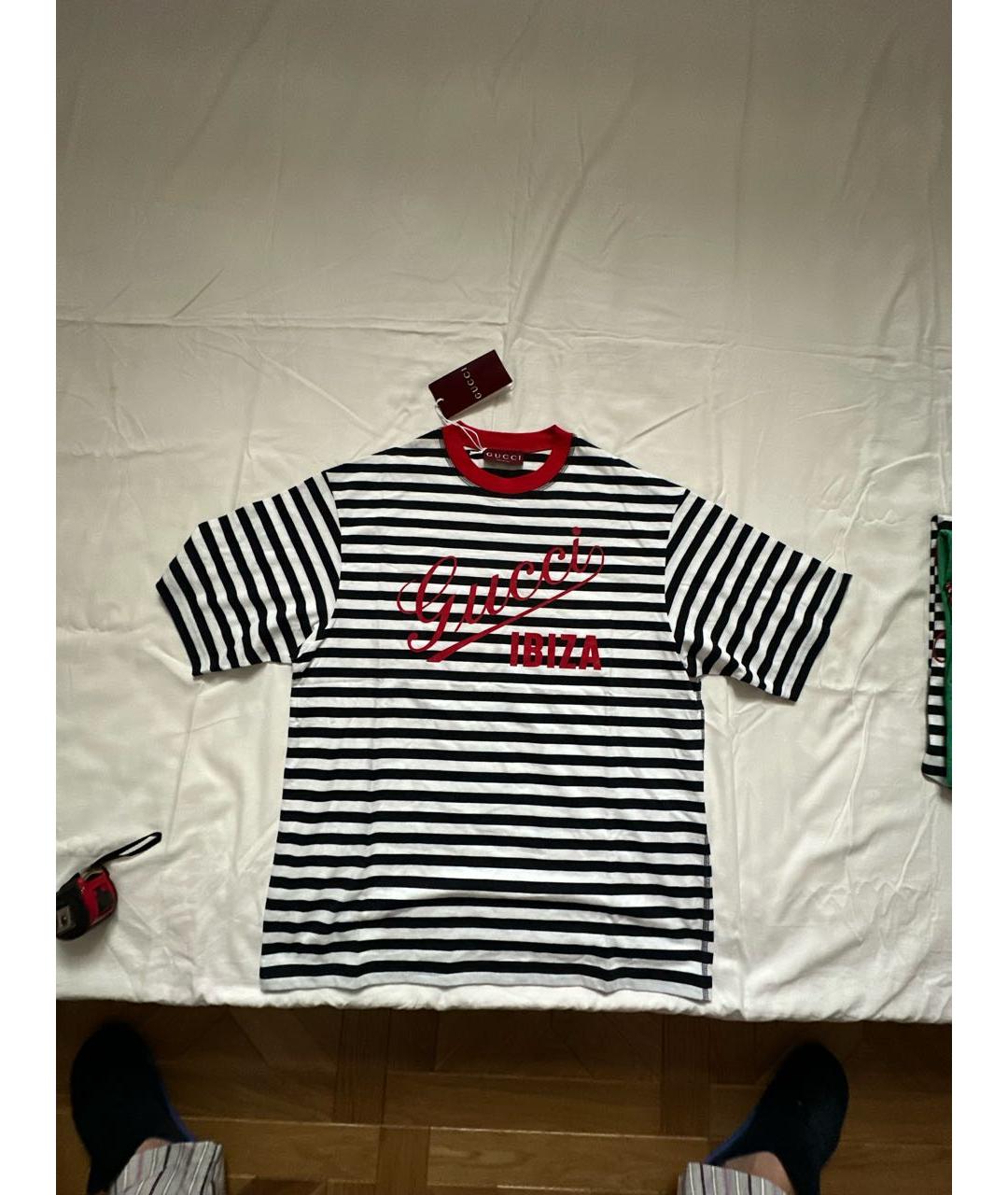 GUCCI Хлопковая футболка, фото 9