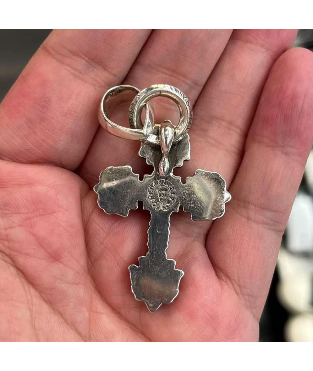 CHROME HEARTS Серебрянный серебряный кулон, фото 3