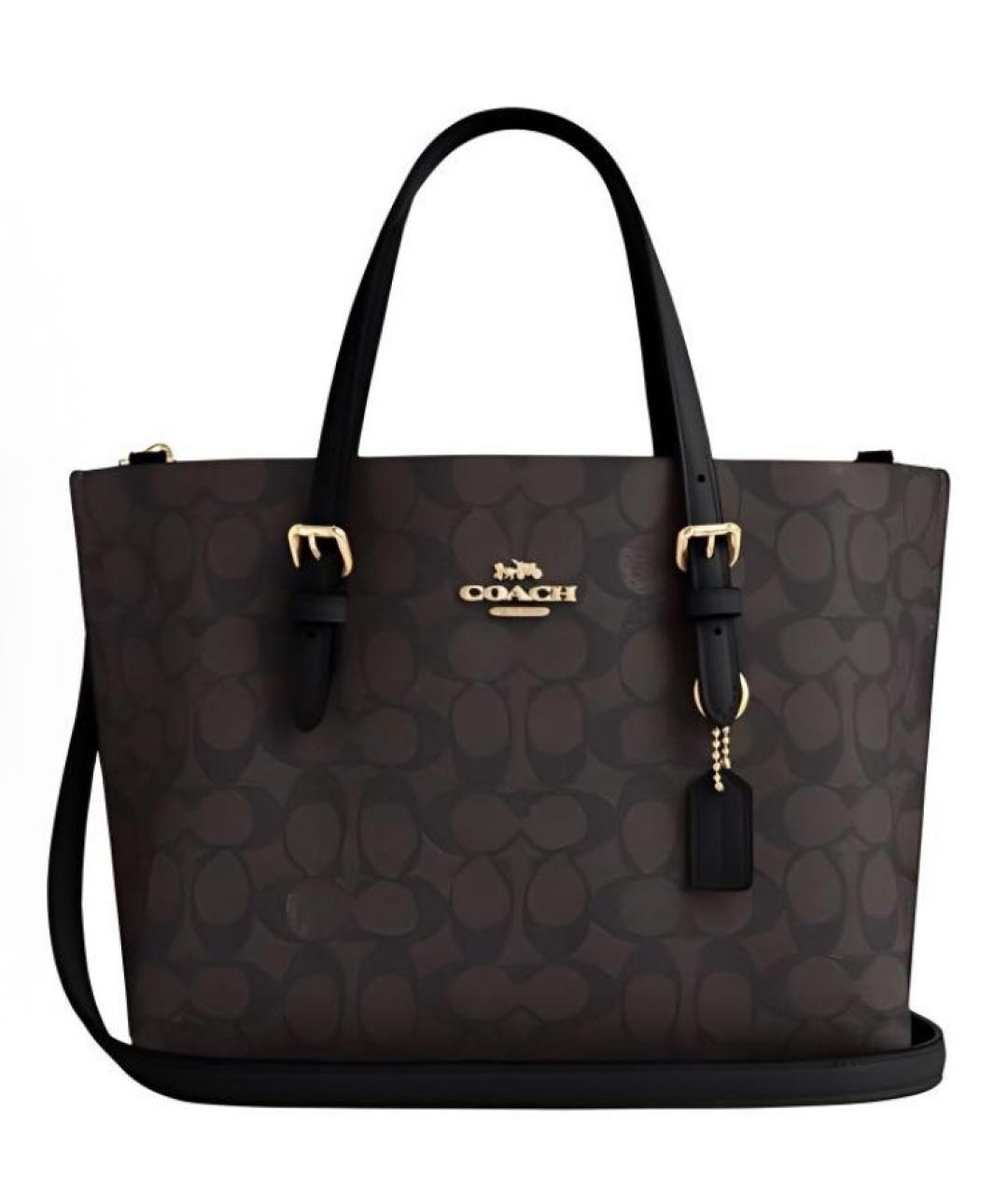 COACH Коричневая сумка тоут, фото 4