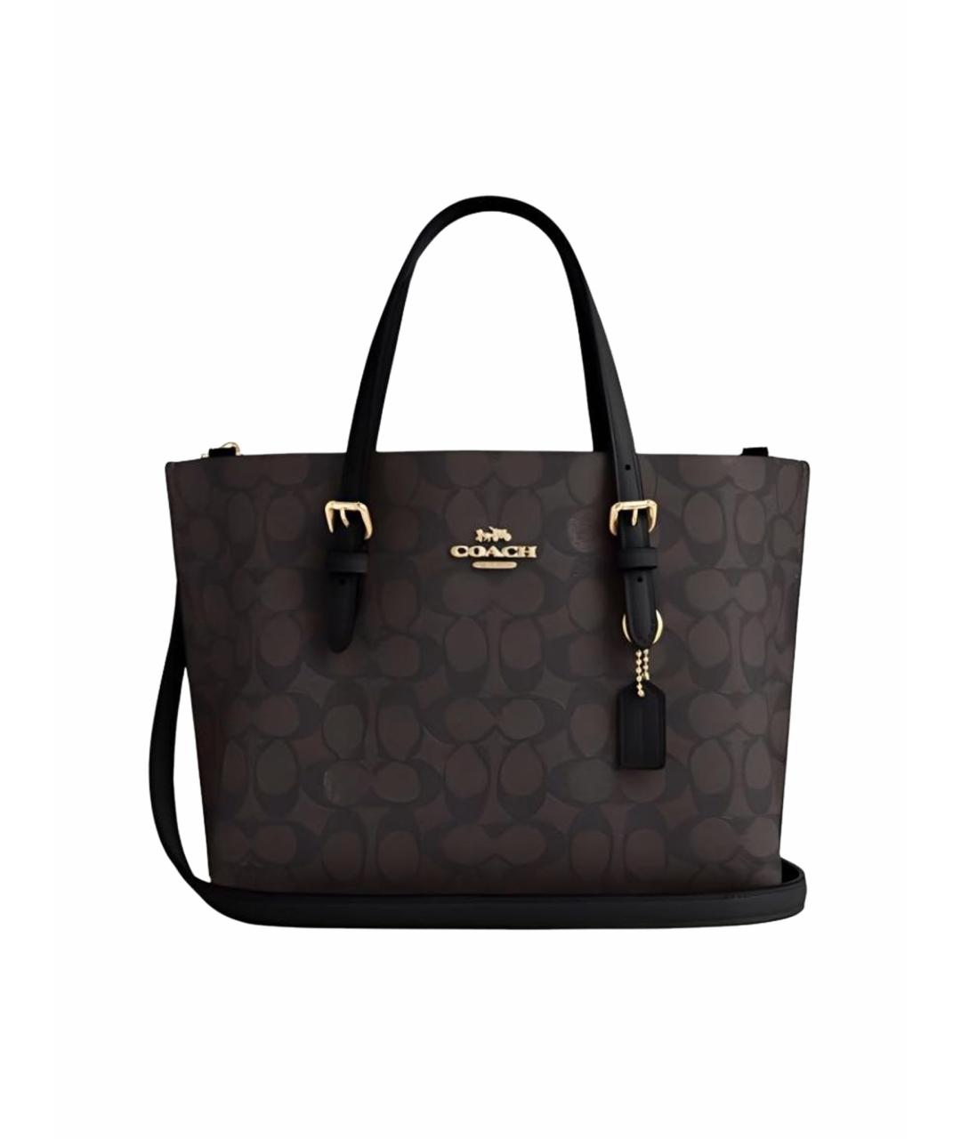 COACH Коричневая сумка тоут, фото 1