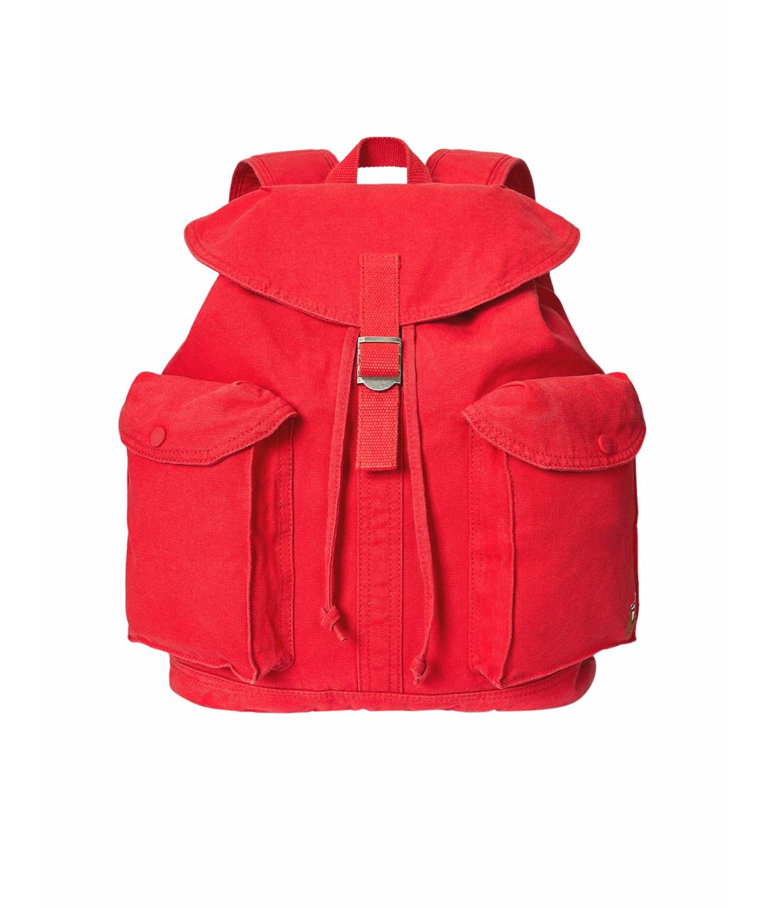 POLO RALPH LAUREN Красный хлопковый рюкзак, фото 1