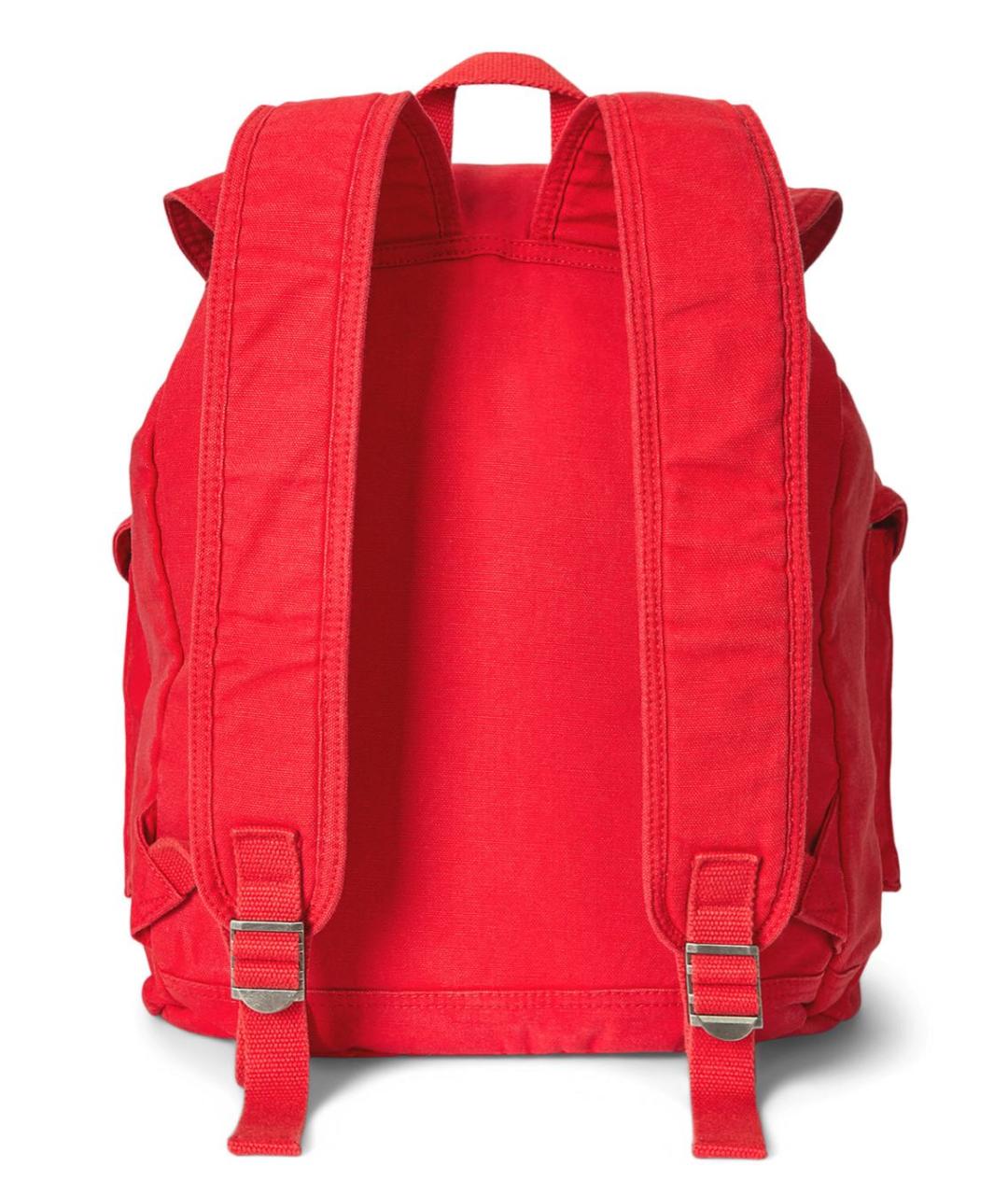 POLO RALPH LAUREN Красный хлопковый рюкзак, фото 3