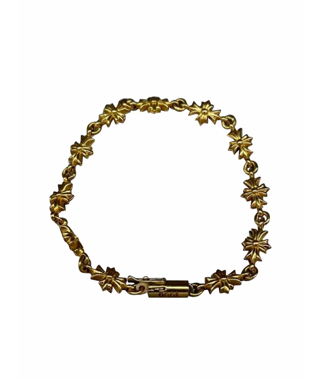 CHROME HEARTS Золотой браслет, фото 1