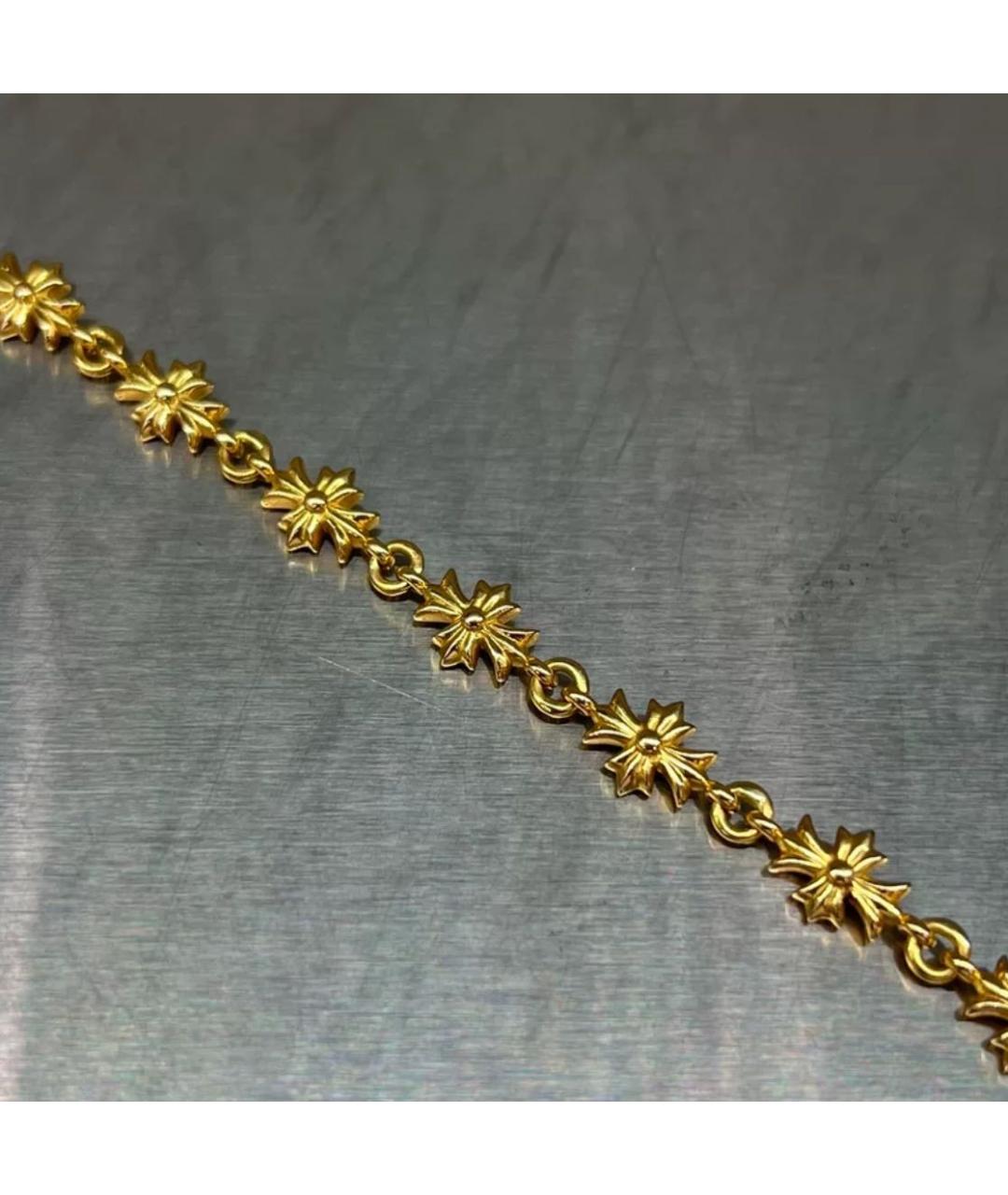 CHROME HEARTS Золотой браслет, фото 3
