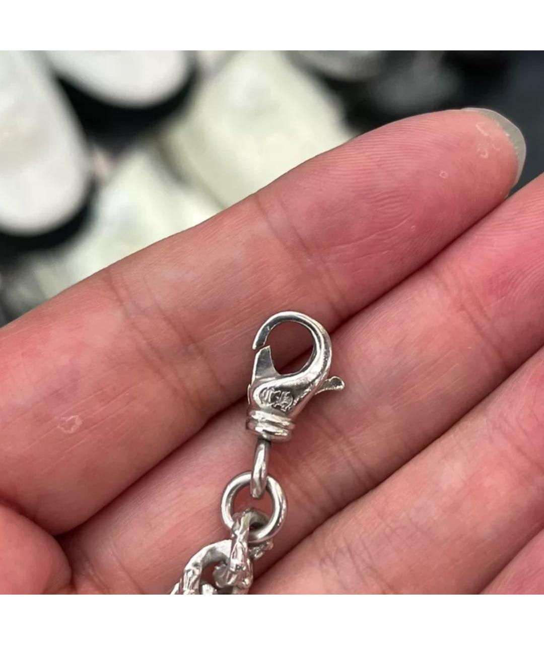 CHROME HEARTS Белый браслет из белого золота, фото 4