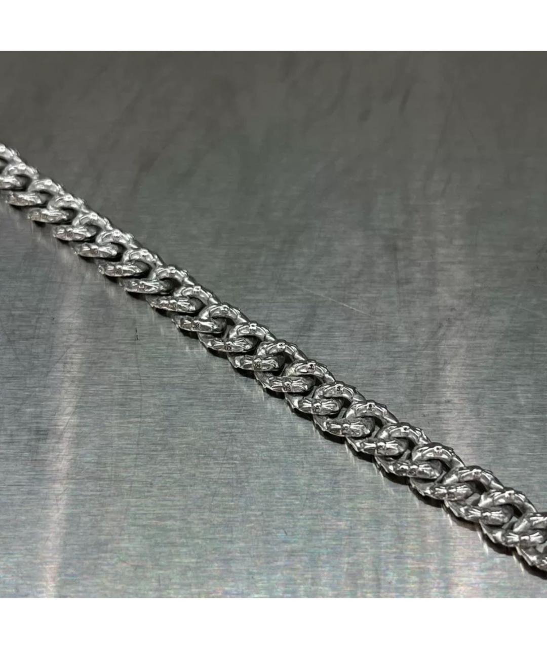 CHROME HEARTS Белый браслет из белого золота, фото 3