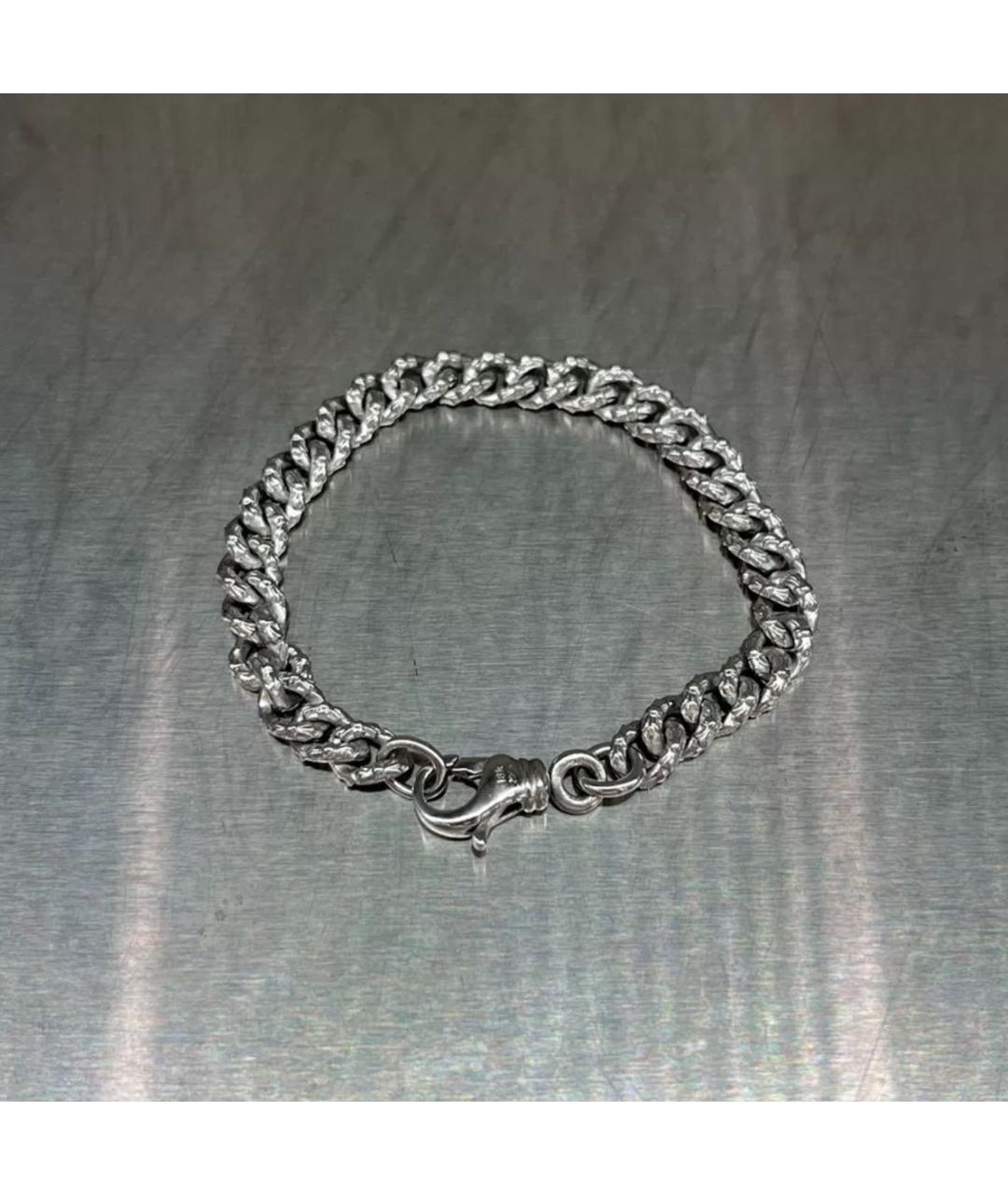 CHROME HEARTS Белый браслет из белого золота, фото 6