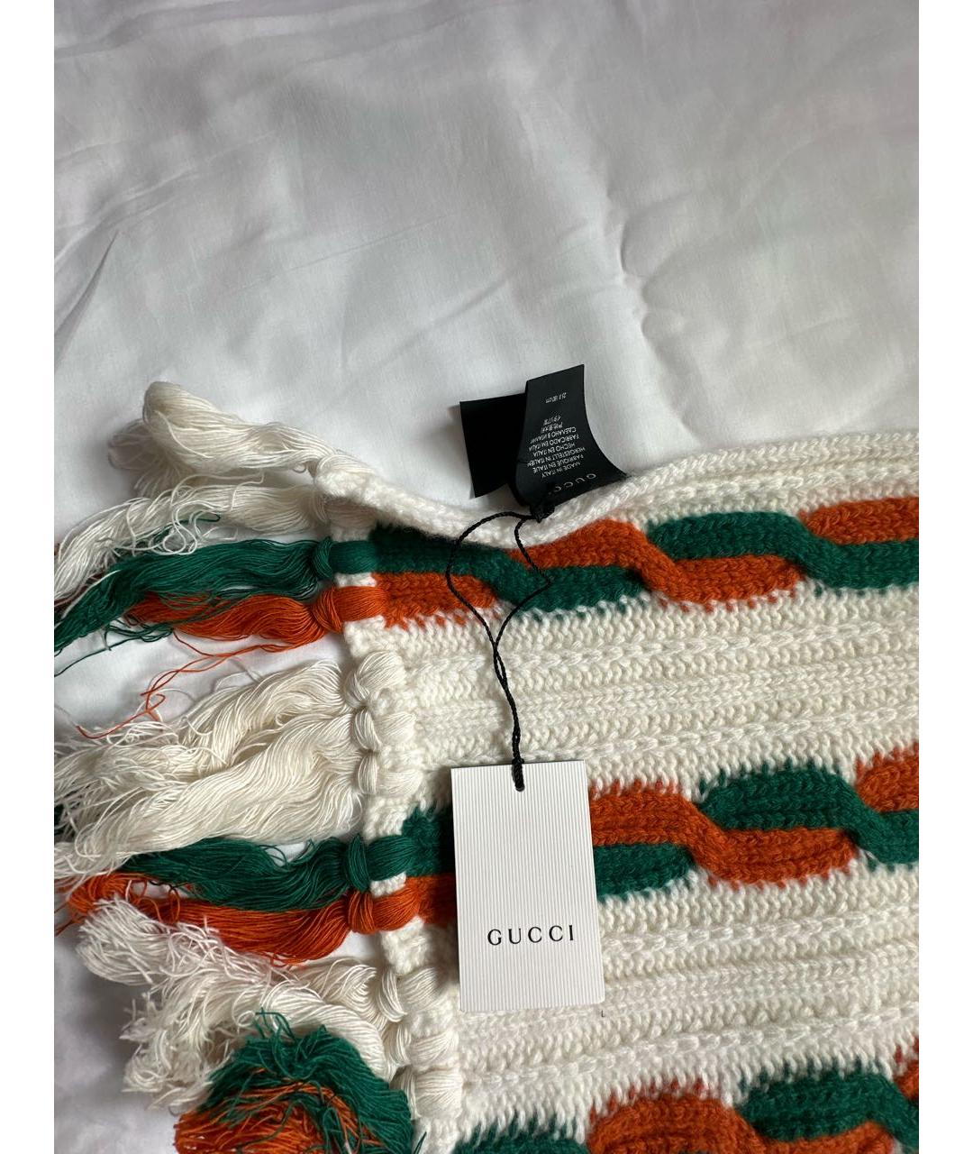 GUCCI Шерстяной шарф, фото 4