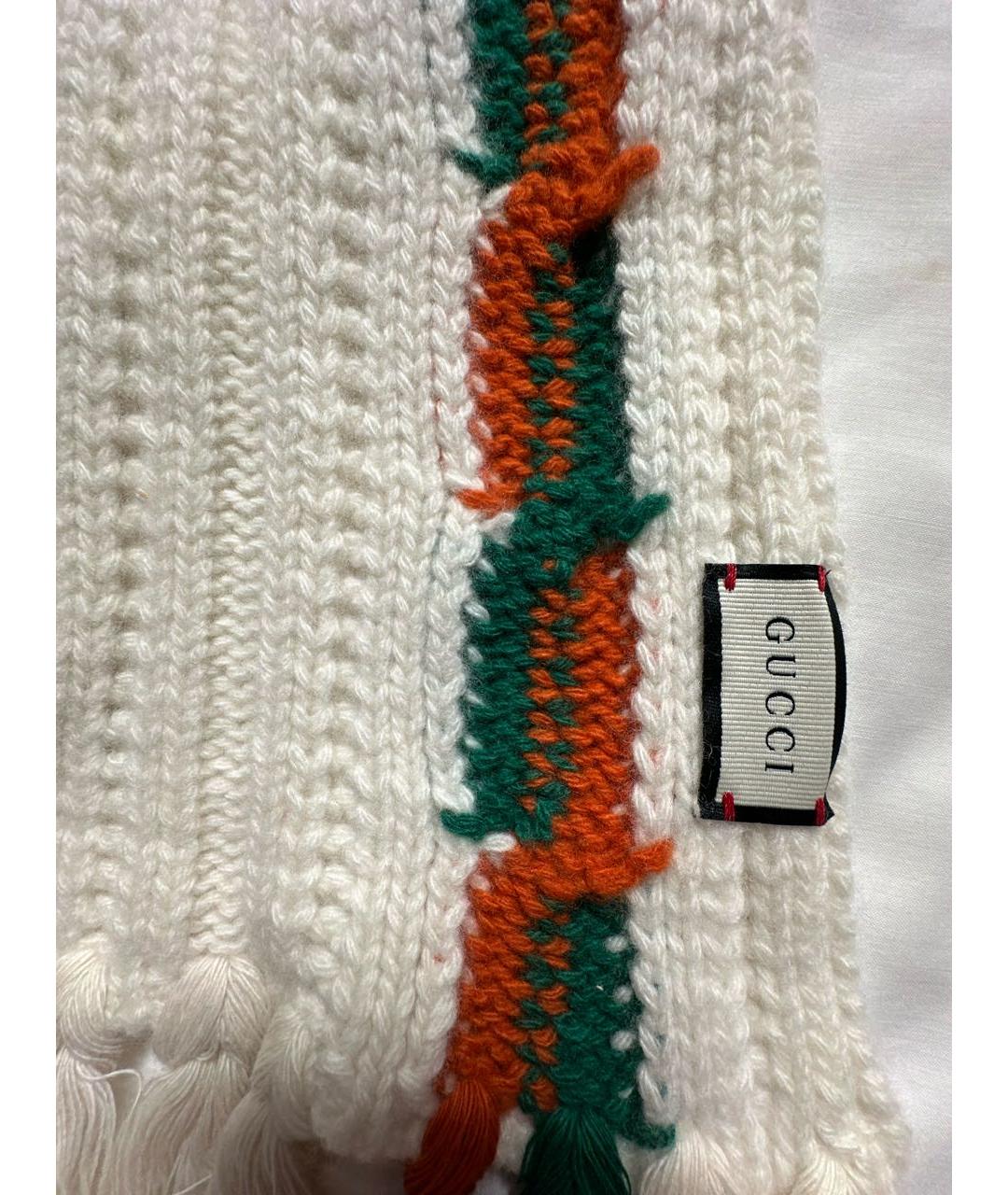 GUCCI Шерстяной шарф, фото 3