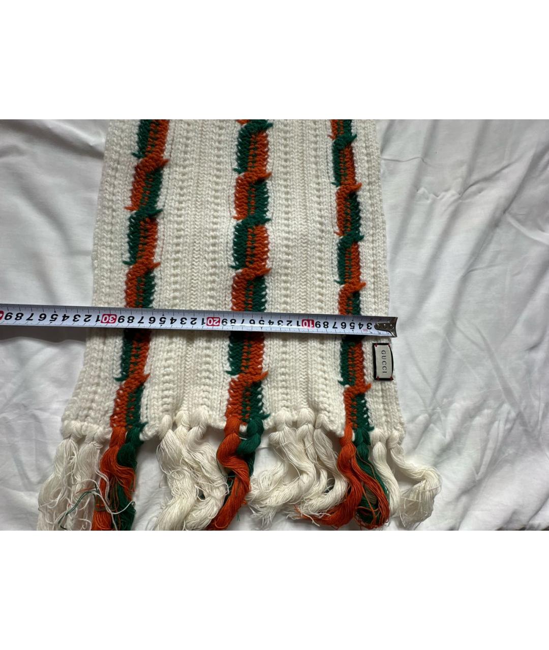 GUCCI Шерстяной шарф, фото 5