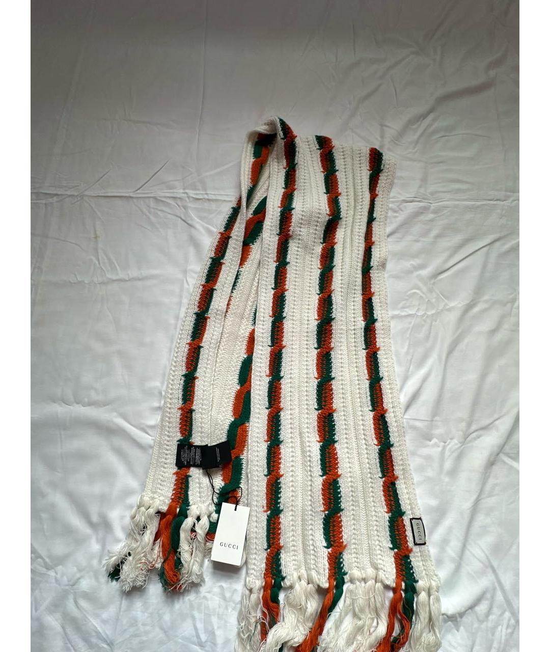 GUCCI Шерстяной шарф, фото 9
