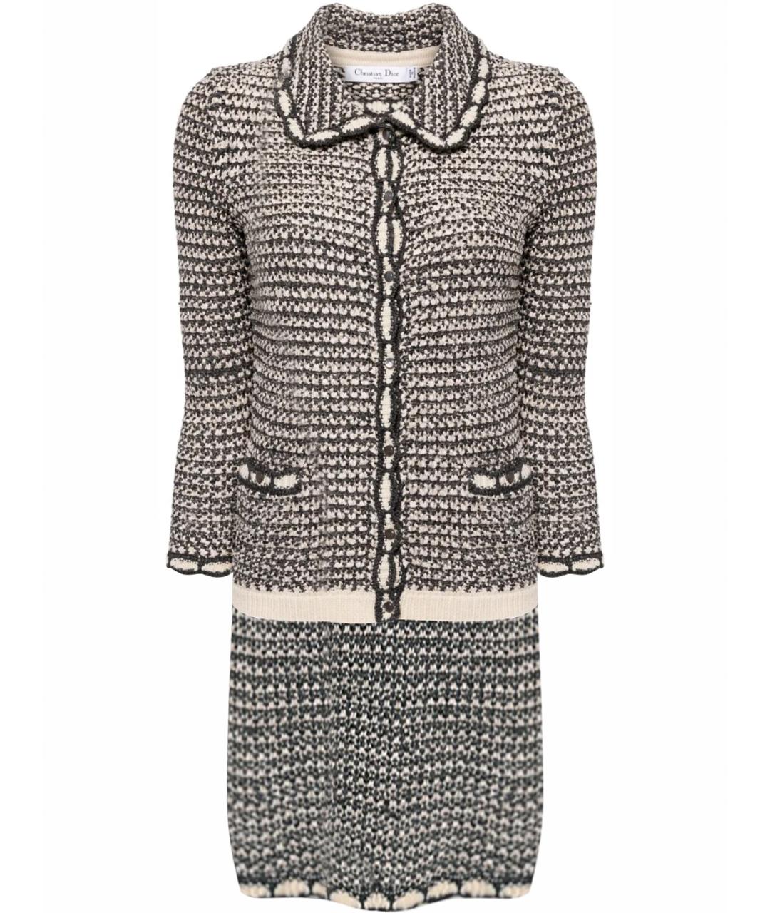 CHRISTIAN DIOR Мульти вискозное повседневное платье, фото 1